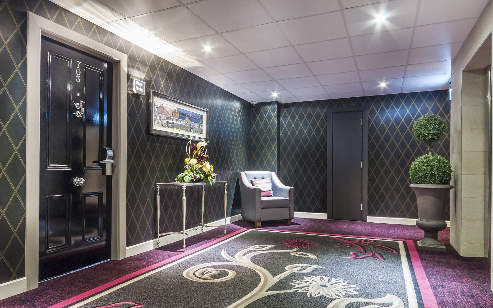 Photo of a sunset at the pier at Dunree Beach, County Donegal